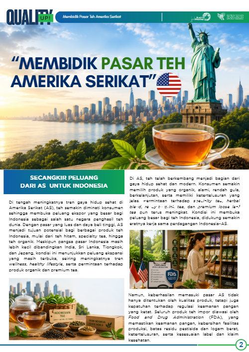 Membidik Pasar Teh Amerika Serikat