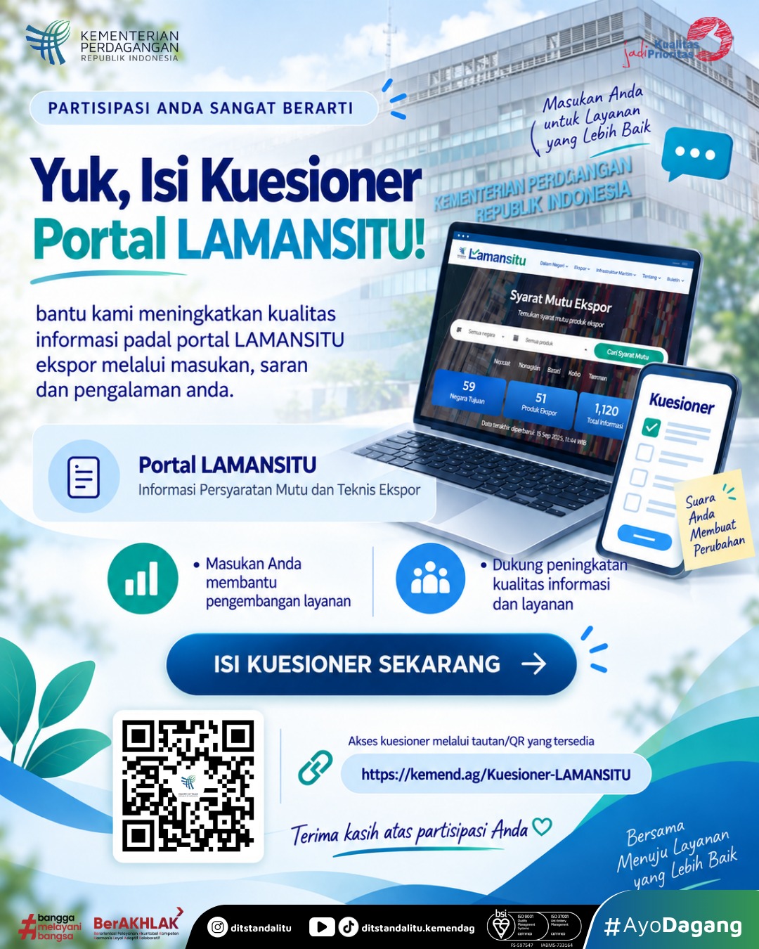 Isi Kuesioner Portal LAMANSITU!